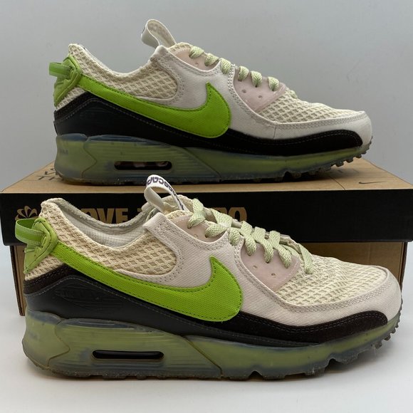 NIKE Air Max Terrascape 90 Phantom / Vivid Green-Olive Aura Mens US8/Wom US9.5 - Picture 2 of 10